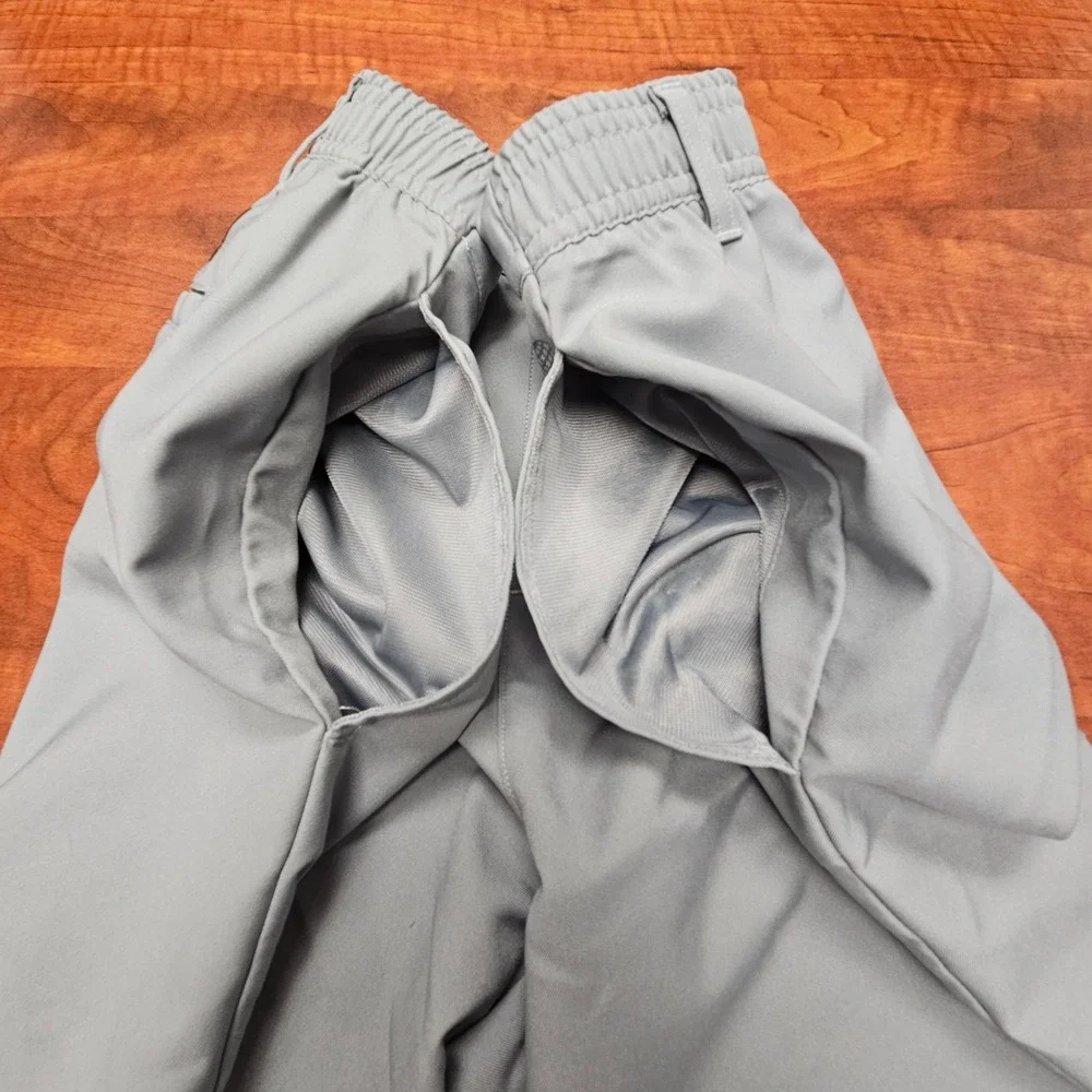 adidas Golf Shorts Mens 32 Gray Drawstring Stretch Performance Lightweight‎